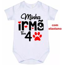 body bebê minha irmã tem 4 patas cód 1729
