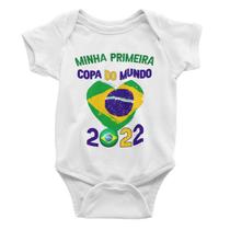 Body Bebe Minha Primeira Copa Do Mundo Brasil Premium m3