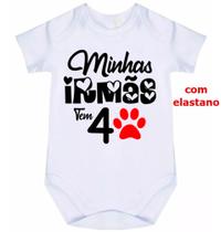 body bebê minhas irmãs tem 4 patas cód 1734