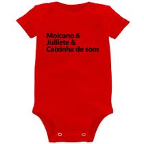 Body Bebê Moicano & Julliete & Caixinha de Som - Foca na Moda Body Bebê Moicano & Julliete & Caixinha de Som - Foca na Moda