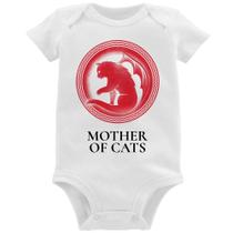 Body Bebê Mother of Cats - Foca na Moda