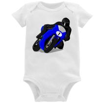 Body Bebê Moto Corrida - Foca na Moda