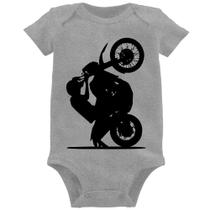 Body Bebê Moto Grau XT 660 - Foca na Moda
