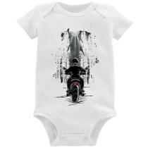 Body Bebê Motociclista na floresta - Foca na Moda