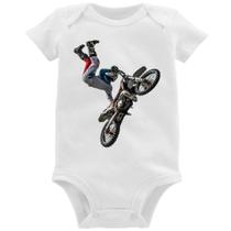 Body Bebê Motocross Freestyle Trick - Foca na Moda