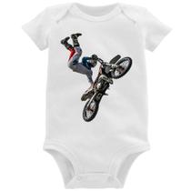 Body Bebê Motocross Freestyle Trick - Foca na Moda