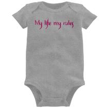 Body Bebê My Life My Rules - Foca na Moda