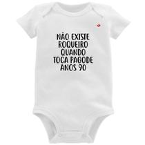 Body Bebê Não existe roqueiro quando toca pagode anos 90 - Foca na Moda