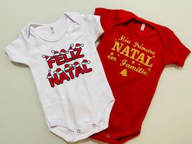 Body bebê natal + Gorro 100% ALGODÃO/ natal kit com 3/FANTASIA NATAL