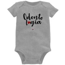 Body Bebê Odontologia por amor - Foca na Moda