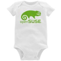 Body Bebê openSUSE Linux Logo - Foca na Moda Body Bebê openSUSE Linux Logo - Foca na Moda