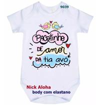 body bebê pacotinho de amor da tia avó cód 9039