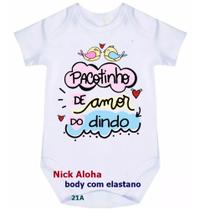 body bebê pacotinho de amor do dindo cód 21a