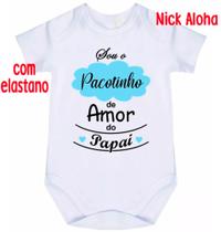 body bebê pacotinho de amor do papai cód 9826