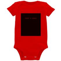 Body Bebê Paint it Black - Foca na Moda