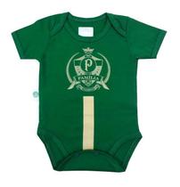 Body Bebê Palmeiras Estampa Dourada Oficial Body Bebê Palmeiras Estampa Dourada Oficial