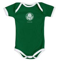 Body Bebê Palmeiras Verde Curto Oficial - Torcida Baby