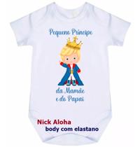 body bebê pequeno príncipe da mamãe e do papai cód 9667 - nick aloha