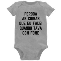 Body Bebê Perdoa, eu tava com fome - Foca na Moda