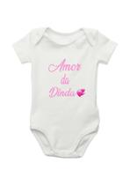 Body Bebê Personalizado Amor da Dinda - GG
