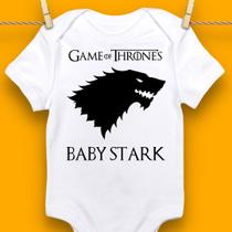 Body Bebê Personalizado Game Thrones Stark Targaryen Bebê