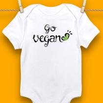 Body Bebê Personalizado Vegano Vegetariano Vegan Roupinhas