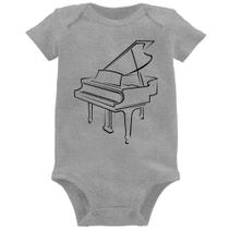 Body Bebê Piano - Foca na Moda