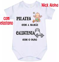 Body bebê pilates com a mamãe calistenia com o papai cód 9712 Body bebê pilates com a mamãe calistenia com o papai cód 9712