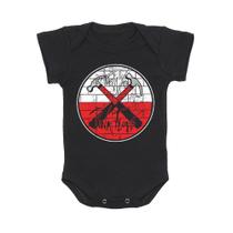 Body Bebê Pink Floyd The Wall Preto Body Bebê Pink Floyd The Wall Preto