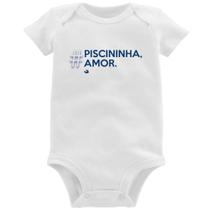 Body Bebê Piscininha amor - Foca na Moda