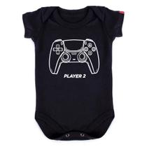Body Bebê Player 2 PS5 Preto Art Rock