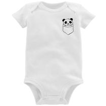 Body Bebê Pocket Panda - Foca na Moda