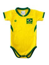 Body Bebê Premium Brasil Oficial - Torcida Baby