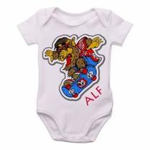 Body Bebê Premium infantil alf et teimoso skate Body Bebê Premium infantil alf et teimoso skate