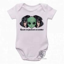 Body Bebê Premium infantil aliens quando voce vai acreditar Body Bebê Premium infantil aliens quando voce vai acreditar