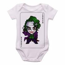 Body Bebê Premium infantil coringa carta