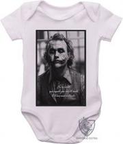 Body Bebê Premium infantil coringa cavaleiro das trevas