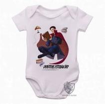 Body Bebê Premium infantil dr estranho voando Body Bebê Premium infantil dr estranho voando