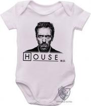 Body Bebê Premium infantil dr house desenho Body Bebê Premium infantil dr house desenho