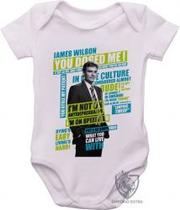 Body Bebê Premium infantil dr house james wilsom Body Bebê Premium infantil dr house james wilsom
