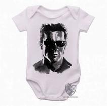 Body Bebê Premium infantil exterminador do futuro pintura