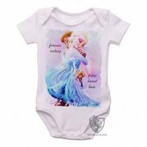 Body Bebê Premium infantil frozen forever sisters Body Bebê Premium infantil frozen forever sisters