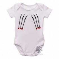 Body Bebê Premium infantil garras wolverine Body Bebê Premium infantil garras wolverine