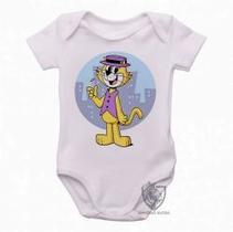 Body Bebê Premium infantil gato manda chuva
