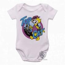 Body Bebê Premium infantil gato manda chuva top cat