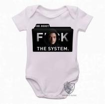 Body Bebê Premium infantil mr robot