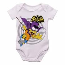 Body Bebê Premium infantil simpsons bart morcego