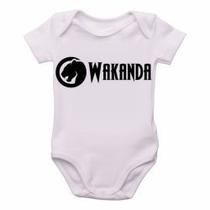 Body Bebê Premium infantil wakanda black panther