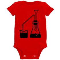 Body Bebê Química Erlenmeyer e Bequer - Foca na Moda