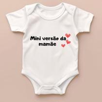 Body Bebê Reborn Bodie Personalizado Versão Mamãe Roupa Infantil Confort 100%Algodão Body Bebê Reborn Bodie Personalizado Versão Mamãe Roupa Infantil Confort 100%Algodão